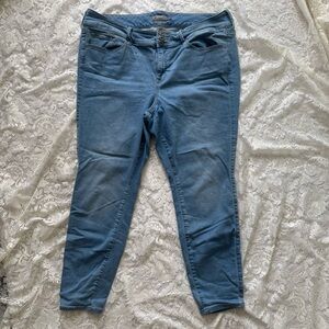 Torrid Stretch Denim Women's Light Blue Feel The Fit Jegging Jeans 22R